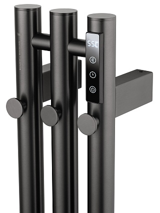 Полотенцесушитель электрический Wonzon&Woghand Kassel WW-AL72312-BGM темный графит