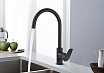 Смеситель для кухни Aquatek Бетта AQ1182MB черный матовый