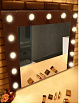 Зеркало Relisan Smile 90x70 см гримерное, с подсветкой