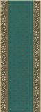 Декор Kerama Marazzi Фонтанка зелёный 15x40 см, NT\B169\15074