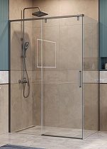 Душевой уголок BelBagno SOFT_CLOSE-1-AH-1-140/80-C-GM 140x80 прозрачный, оружейная сталь