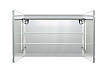 Зеркальный шкаф Aquatek 100x70 см с подсветкой, антипар, хром AQ7104-MLC