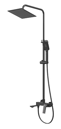Душевая стойка Grossman Cosmo 500.K35.02.210 черный матовый