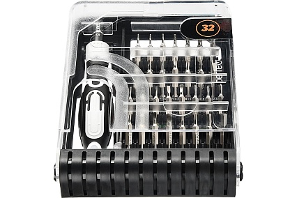 Отвертка Perfeo jack с набором бит (насадок) 32 в 1. 30017977 PF_D0662