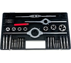Набор метчиков и плашек Bucovice Tools M3-M12 115CrV3 34 предмета 310120