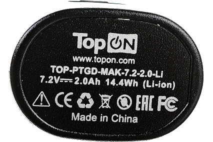 Аккумулятор для электроинструмента (Li-Ion, 7.2В, 2Ач) Topon TOP-PTGD-MAK-7.2-2.0-Li