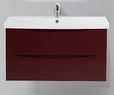 Мебель для ванной BelBagno Marino-Cer 100 см Bordo Lucido