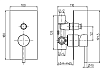 Смеситель для ванны M&Z MZ-Expo MZE02800