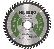 Диск пильный Industrial Дерево (200x30 мм; 48Т) Hilberg HW201