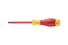 Диэлектрическая отвертка Wokin крестовая, PZ2x100 мм 1352866