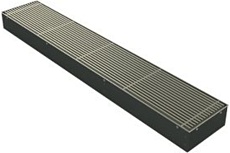 Внутрипольный конвектор ELSEN EKN, с естественной конвекцией, ширина 240 мм, высота 200 мм, длина 10670, состав-конвекторы 4900 мм, 5770 EKN.240.200.10670 SP0001