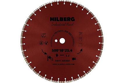 Диск алмазный отрезной Industrial Hard (500х25.4 мм) Hilberg HI811