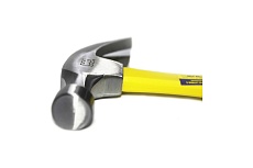 Молоток-гвоздодер с фибергласовой рукояткой 220гр 8OZ Great wall 251011