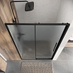 Душевая дверь Niagara Nova 100x195 шиншилла, черный матовый NG-84-L10CHB