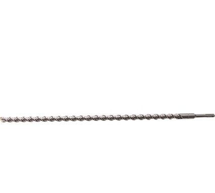 Бур по бетону, двойная спираль, Cobalt W-tip (18x600 мм; SDS PLUS) Denzel 705046