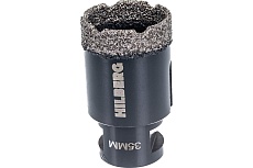 Коронка алмазная по керамике и керамограниту Super Hard (35 мм; M14) Hilberg HH635