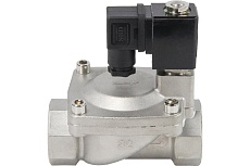 Электромагнитный клапан DN.ru VS2W-401N-PU-NC Ду32 Ру10 сталь 220В AC пилотный D130-01280