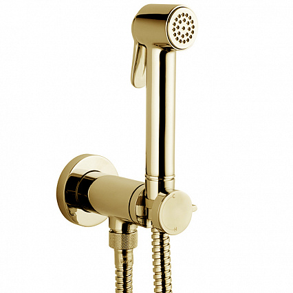 Гигиенический душ Bossini Paloma Brass с прогрессивным смесителем E37005B.021 золото