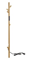 Полотенцесушитель электрический Bemeta 704153015 30W 103x1180 стойка, золото матовое