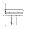 Каркас Am.Pm X-Joy W00A-140-070W-R 140x70 см