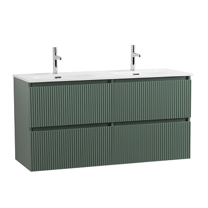 Тумба с раковиной BelBagno Uno 120 см, 4 ящика, Еловый матовый
