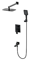 Душевой набор Wonzon&Woghand Fit WW-88939009A-MB черный матовый