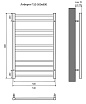 Полотенцесушитель водяной Aquatek Либерти П10 50x80 хром, AQ RR1080CH