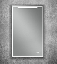 Зеркальный шкаф Art&Max Merano 50x80 см AM-Mer-500-800-1D-L-DS-F с подсветкой, анти-пар