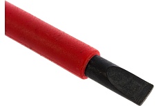Отвертка Kraftool Expert 250083-5.5-125 высоковольтная Cr-Mo-V стержень двухкомпонентная маслобензостойкая рукоятка SL 5.5x125 мм