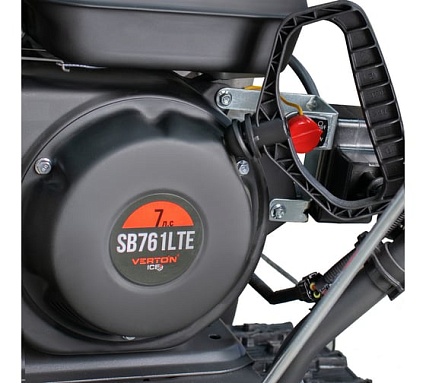 Бензиновая снегоуборочная машина Verton ice sb-761lte 5,15 квт, 7 л.с, v 212 см3, ширина/высота 61/51 см, гусеницы, фара, электрозапуск 01.9676.14793