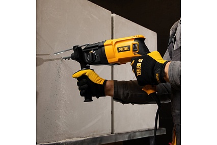 Электрический перфоратор Denzel rhh-800-26, sds-plus, 800 вт, 3 дж, 3 плюс 1 режим 26607