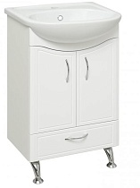 Тумба с раковиной Руно Севилья 50 см белый