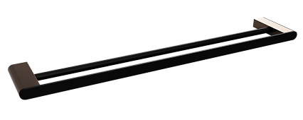 Полотенцедержатель Bemeta Galla 108104050 60 см двойной, черный/бронза