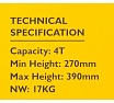 Гидравлический цилиндр JCB 4 т, с насосом и комплектом надставок, набор для кузовных работ, T70401S(58054) JCB-T70401S(58054)