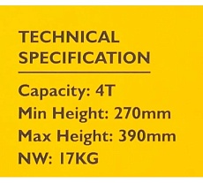 Гидравлический цилиндр JCB 4 т, с насосом и комплектом надставок, набор для кузовных работ, T70401S(58054) JCB-T70401S(58054)