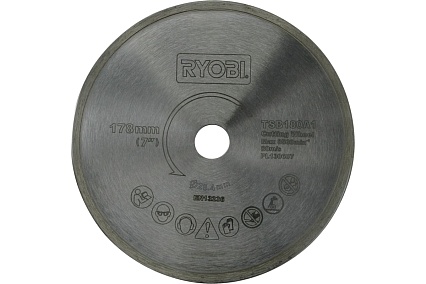 Диск алмазный по плитке (178х25.4 мм) Ryobi TSB180A1 5132002694