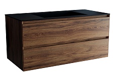 Тумба с раковиной Vincea Luka 100 см 2 ящика C.Oak
