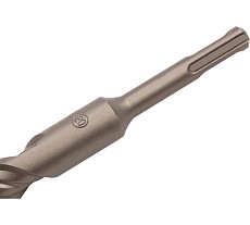 Бур по бетону, двойная спираль, Cobalt W-tip (20x260 мм; SDS PLUS) Denzel 705047