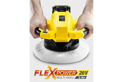 Аккумуляторная эксцентриковая полировальная машина Trotec PPOS 10-20 V 4450000101