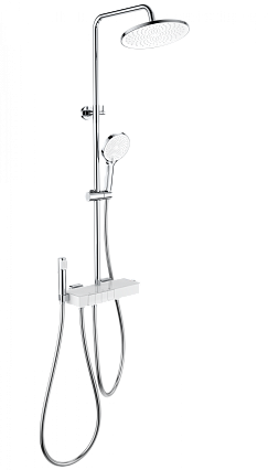 Душевая стойка Wonzon&Woghand Muse Forte WW-B3580-CR термостат, хром