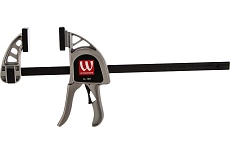 Быстрозажимная струбцина WOODWORK для работы одной рукой усиленная 85 x 300/510 мм (металлический корпус) LL-12A