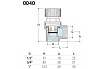 Предохранительный клапан SR Rubinetterie 3/4", 3 BAR 0040-2000GD00