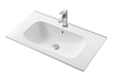 Мебель для ванной Art&Max Elegant 80 см, LED подсветка, серый