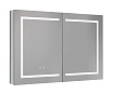 Зеркальный шкаф Aquatek 100x70 см с подсветкой, антипар, хром AQ7104-MLC