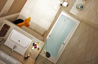 Бразильская саванна – проект интерьера ванной комнаты