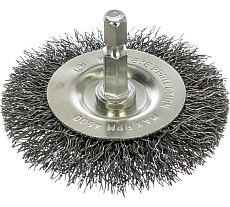 Щетка круглая для дрели (65 мм, HEX) Patriot 813010020