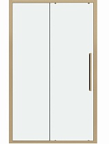 Душевая дверь Grossman Cosmo 130x195 прозрачное, золото сатин 100.K33.02.130.32.00