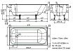 Чугунная ванна Wotte Start 160x75