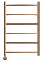 Полотенцесушитель электрический Point PN04158BRE П6 50x80 бронза