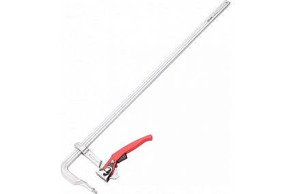 Цельнометаллическая струбцина REKON RF03-800-120 c храповиком 58120